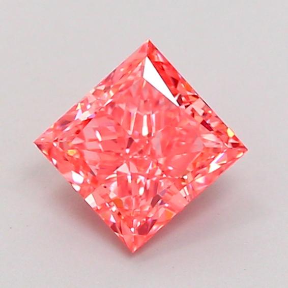 1.07 Ct. Fancy Vivid Pink Princess Lab Grown Diamond