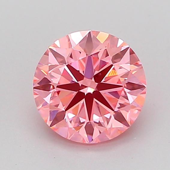 1.00 Ct. Fancy Vivid Pink Round Lab Grown Diamond