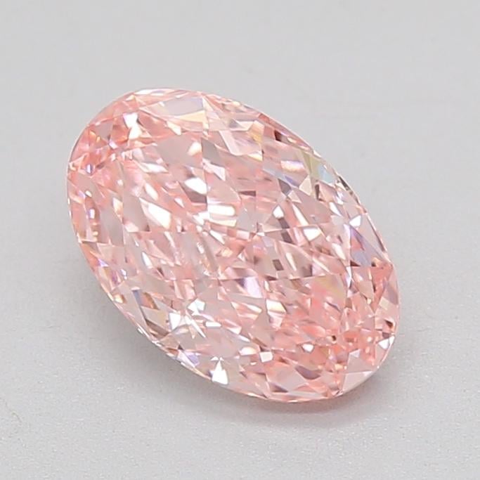 1.22 Ct. Fancy Intense  Pink Oval Lab Grown Diamond