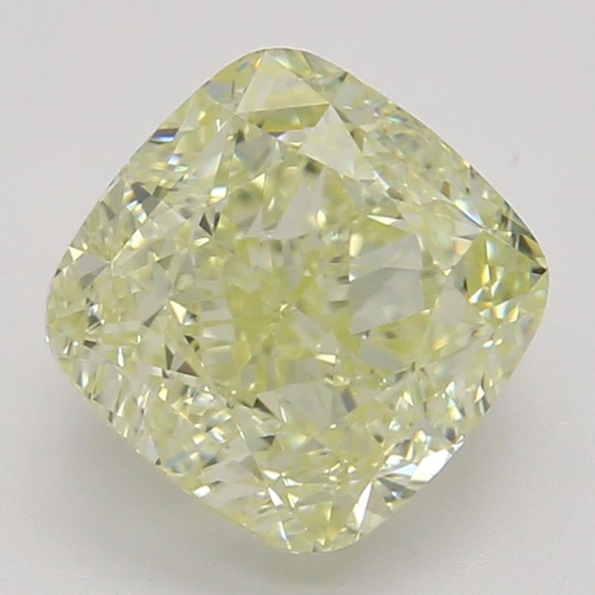 1.34 Ct. Fancy Light Yellow Cushion Diamond