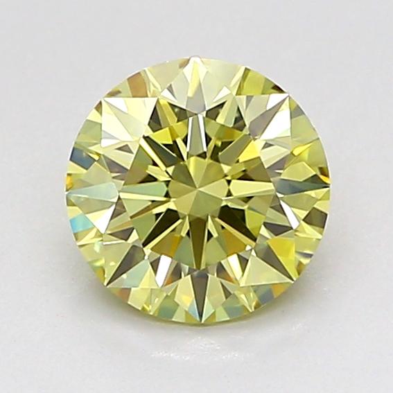 1.02 Ct. Fancy Light Yellow Round Lab Grown Diamond