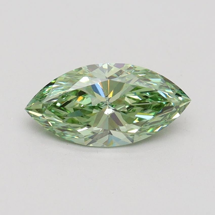 1.01 Ct. Fancy Vivid Pacific Green Marquise Lab Grown Diamond