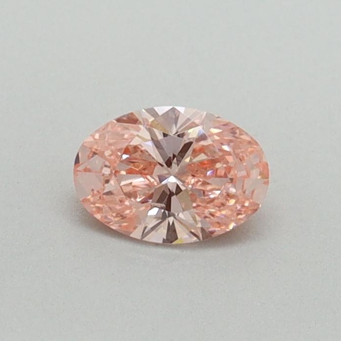 0.30 Ct. Fancy Vivid Pink Oval Lab Grown Diamond