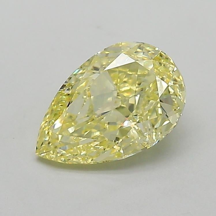 1.56 Ct. Fancy Intense  Yellow Pear Lab Grown Diamond