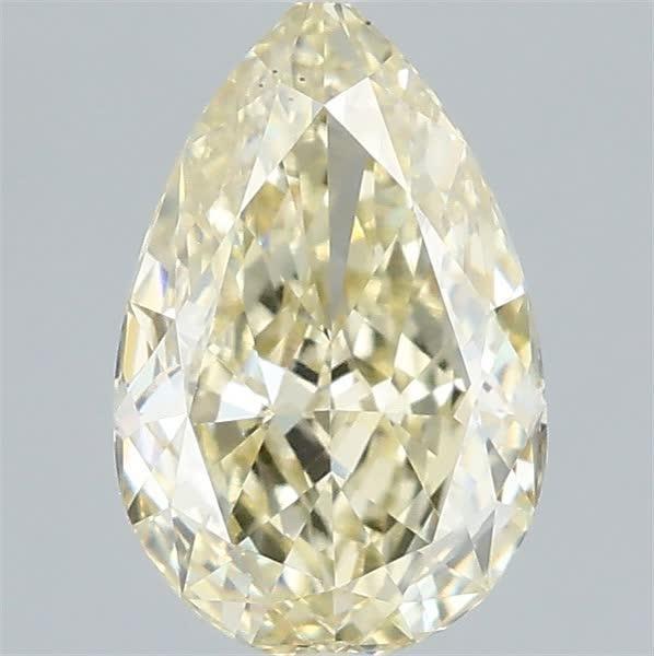 1.08 Ct. Fancy Light Yellow Pear Lab Grown Diamond