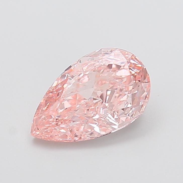 2.38 Ct. Fancy Intense  Pink Pear Lab Grown Diamond