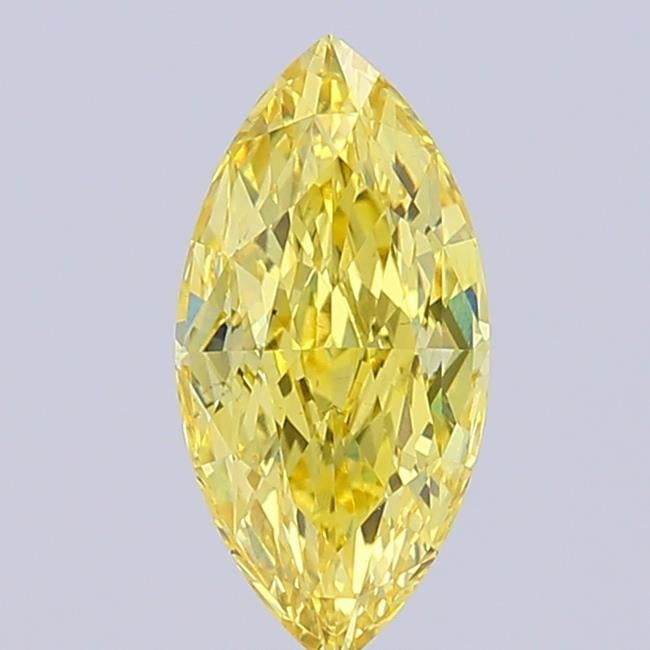 2.00 Ct. Fancy Intense Yellow Marquise Lab Grown Diamond