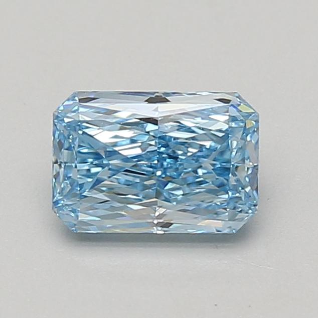 1.08 Ct. Fancy Vivid Blue Radiant Lab Grown Diamond