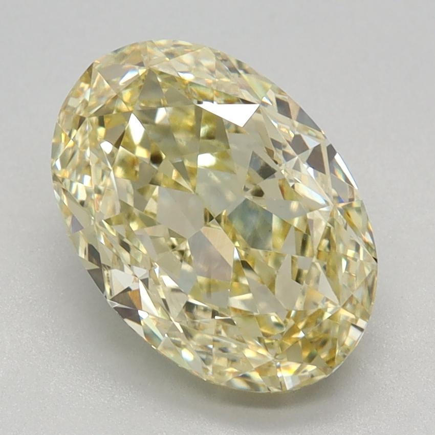 2.08 Ct. Fancy Intense Yellow Oval Lab Grown Diamond