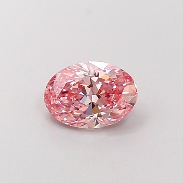 1.34 Ct. Fancy Vivid Pink Oval Lab Grown Diamond
