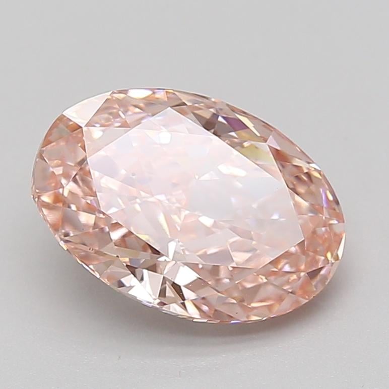 3.01 Ct. Fancy Intense Pink Oval Lab Grown Diamond