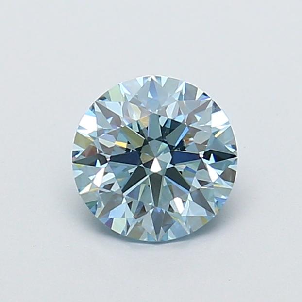 1.08 Ct. Fancy Intense Blue Round Lab Grown Diamond