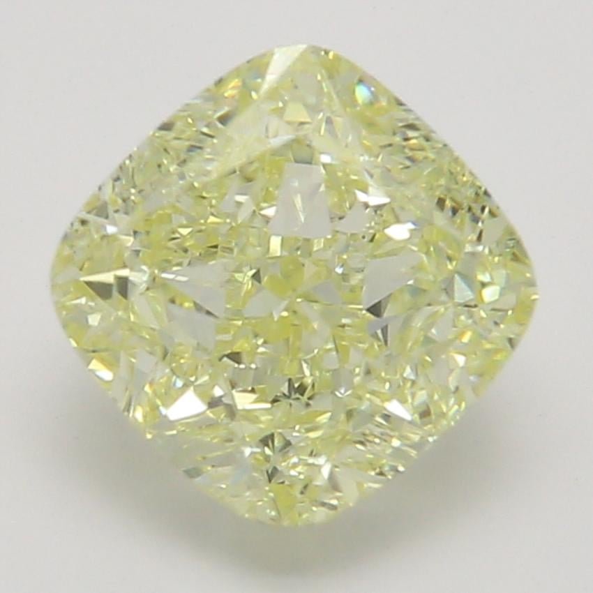 1.10 Ct. Fancy Light Yellow Cushion Diamond