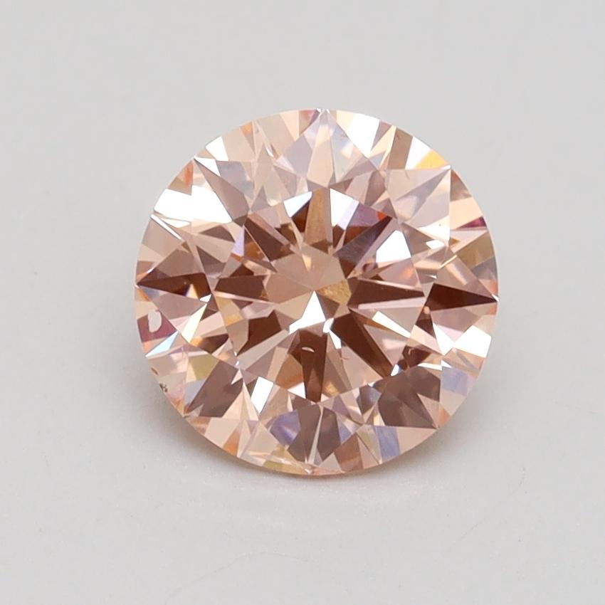 1.35 Ct. Fancy Intense Pink Round Lab Grown Diamond