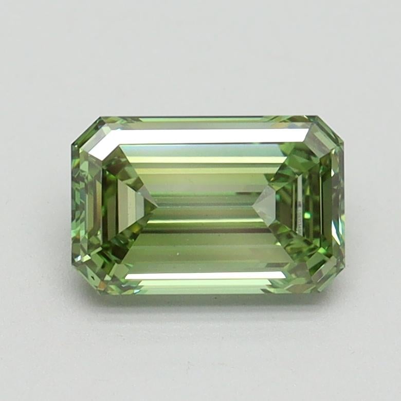 1.01 Ct. Fancy Vivid Green Emerald Lab Grown Diamond