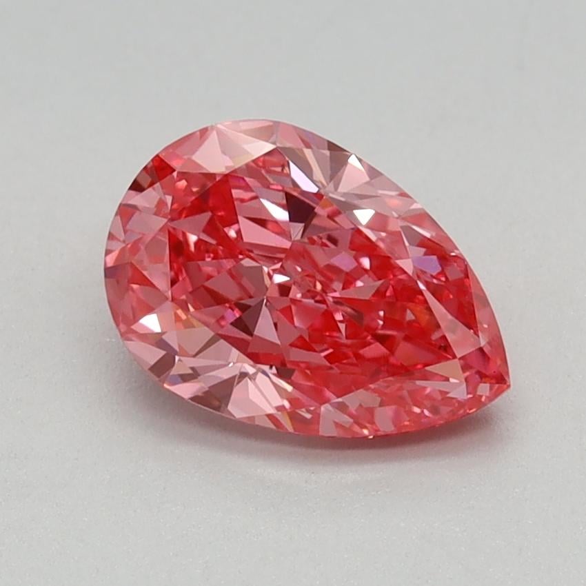 0.91 Ct. Fancy Vivid Pink Pear Lab Grown Diamond