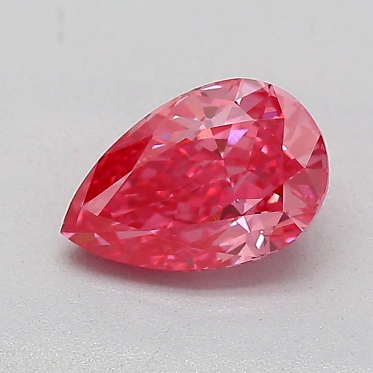 0.50 Ct. Fancy Vivid  Pink Pear Lab Grown Diamond