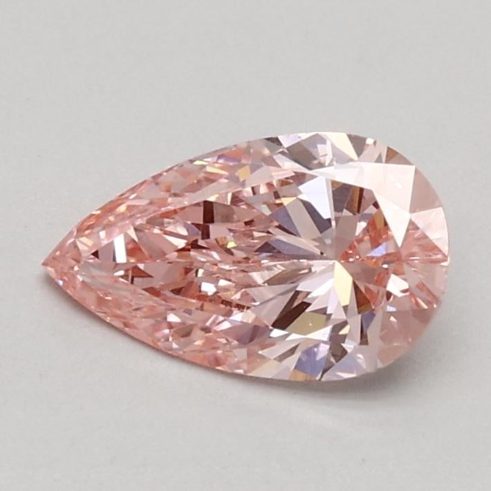 0.50 Ct. Fancy Intense Pink Pear Lab Grown Diamond