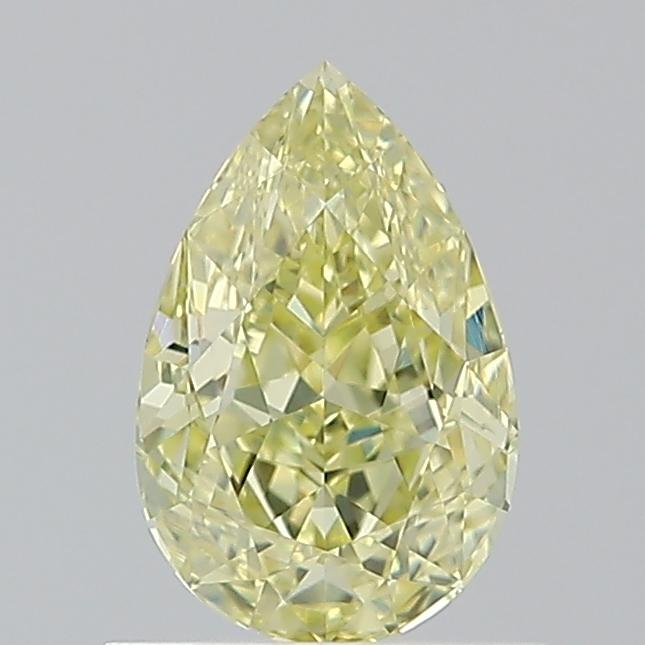 0.90 Ct. Fancy Light  Yellow Pear Diamond