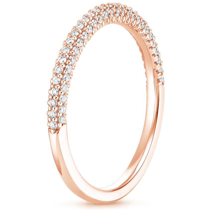 14K Rose Gold Valencia Diamond Ring (1/3 ct. tw.), large side view