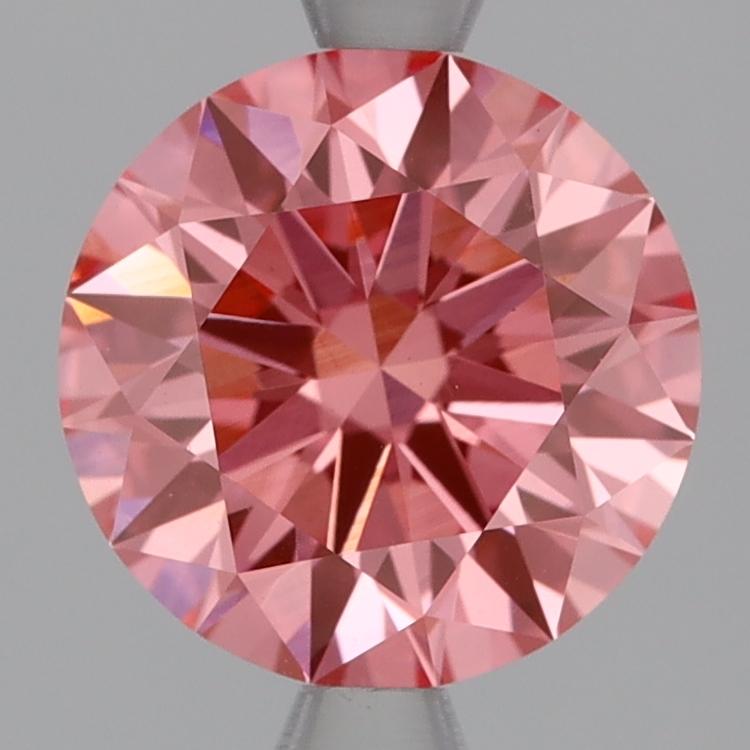 2.09 Ct. Fancy Vivid Pink Round Lab Grown Diamond