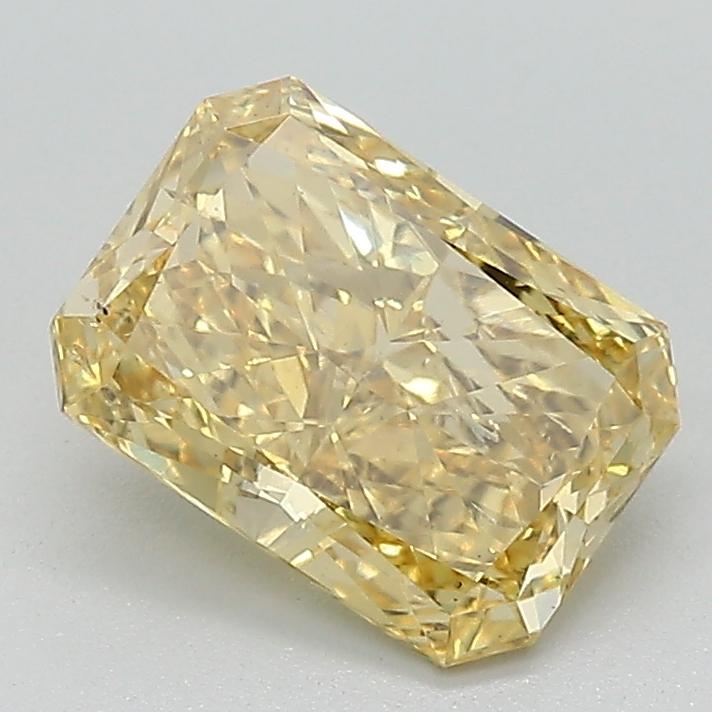 1.54 Ct. Fancy Vivid Yellow Radiant Lab Grown Diamond