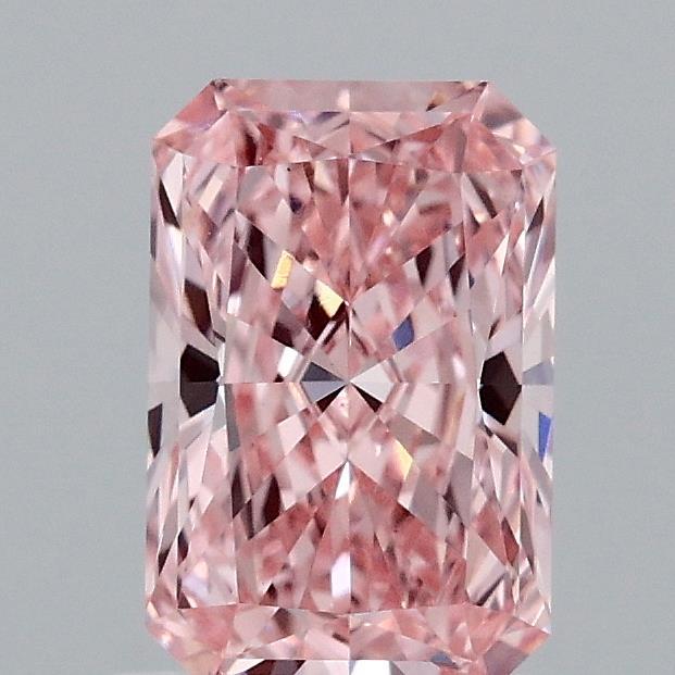 1.13 Ct. Fancy Vivid Pink Radiant Lab Grown Diamond