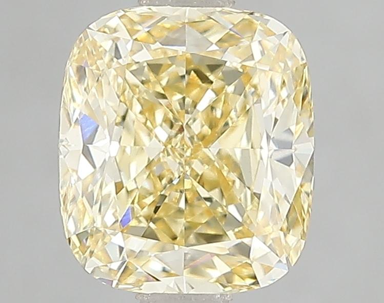 2.02 Ct. Fancy Intense Yellow Cushion Lab Grown Diamond