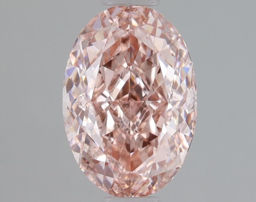 1.39 Ct. Fancy Vivid Pink Oval Lab Grown Diamond