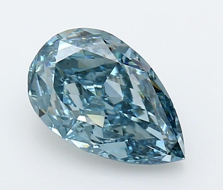 2.01 Ct. Fancy Vivid  Blue Pear Lab Grown Diamond