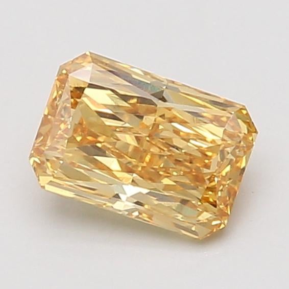 1.08 Ct. Fancy Vivid Yellow Radiant Lab Grown Diamond