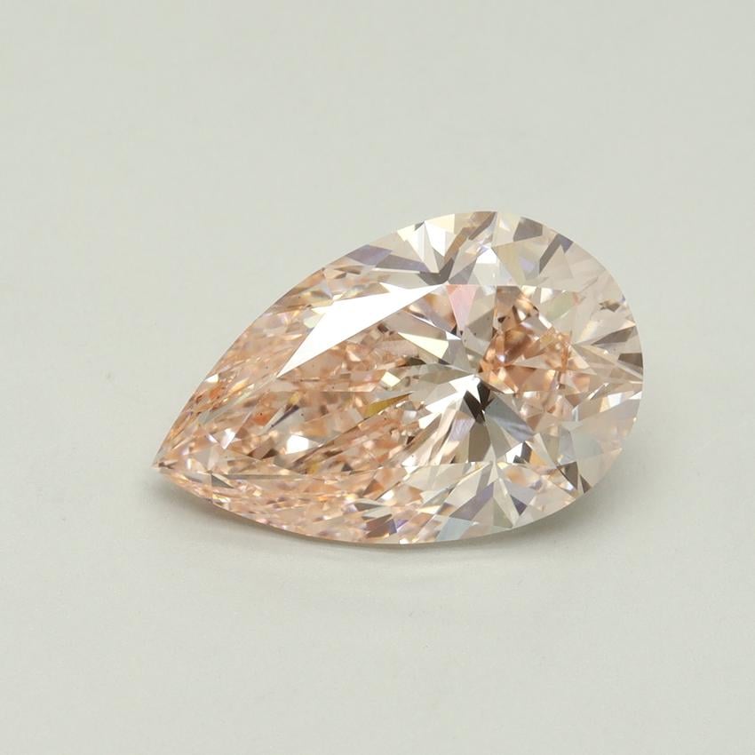 4.01 Ct. Fancy Intense Pink Pear Lab Grown Diamond