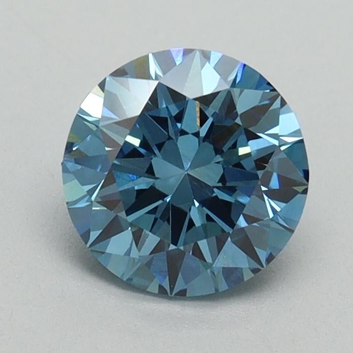 1.06 Ct. Fancy Vivid Blue Round Lab Grown Diamond