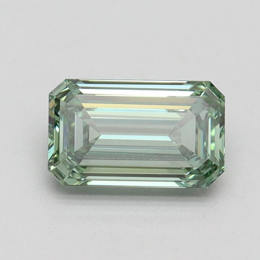 1.11 Ct. Fancy Intense Green Emerald Lab Grown Diamond