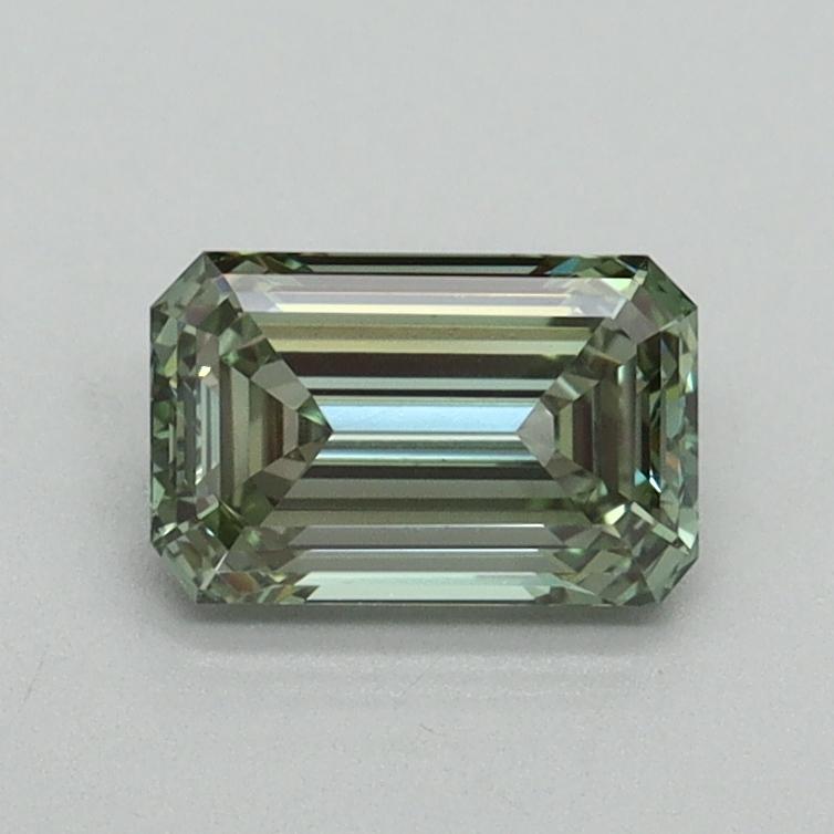 0.74 Ct. Fancy Intense Green Emerald Lab Grown Diamond