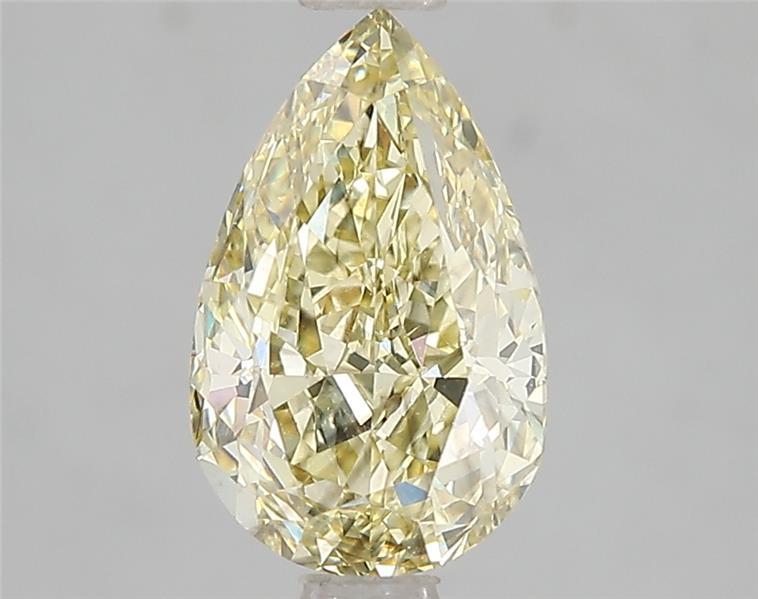 2.02 Ct. Fancy Intense Yellow Pear Lab Grown Diamond