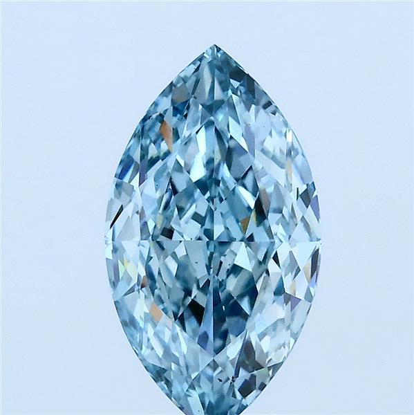 2.02 Ct. Fancy Vivid Blue Marquise Lab Grown Diamond