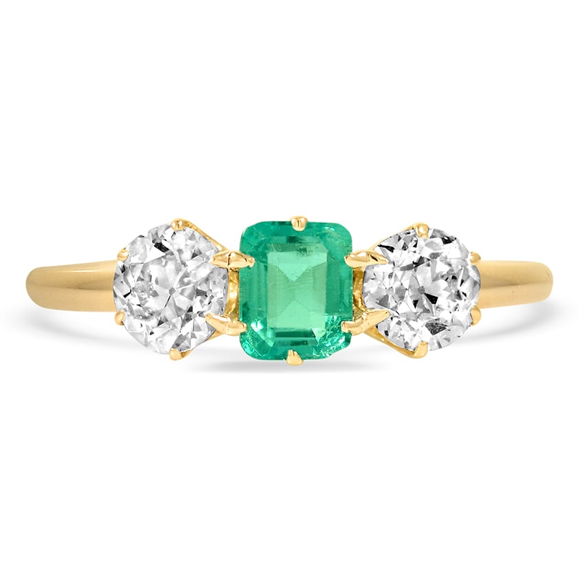 Victorian Emerald Vintage Ring