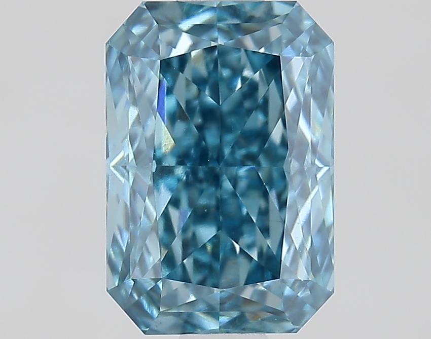 1.34 Ct. Fancy Vivid Blue Radiant Lab Grown Diamond