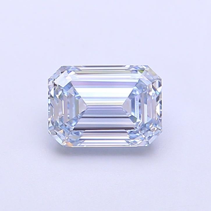 1.09 Ct. Fancy Intense  Blue Emerald Lab Grown Diamond