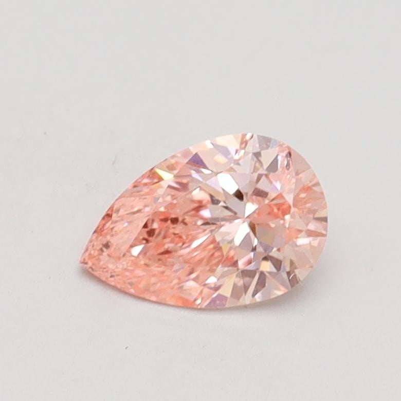 0.50 Ct. Fancy Intense Pink Pear Lab Grown Diamond