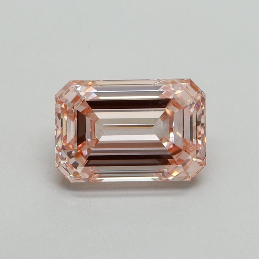 3.06 Ct. Fancy Intense Pink Emerald Lab Grown Diamond