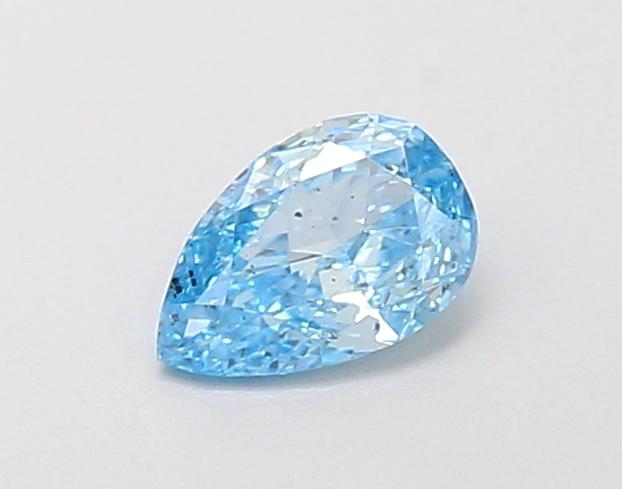 0.30 Ct. Fancy Vivid Blue Pear Lab Grown Diamond