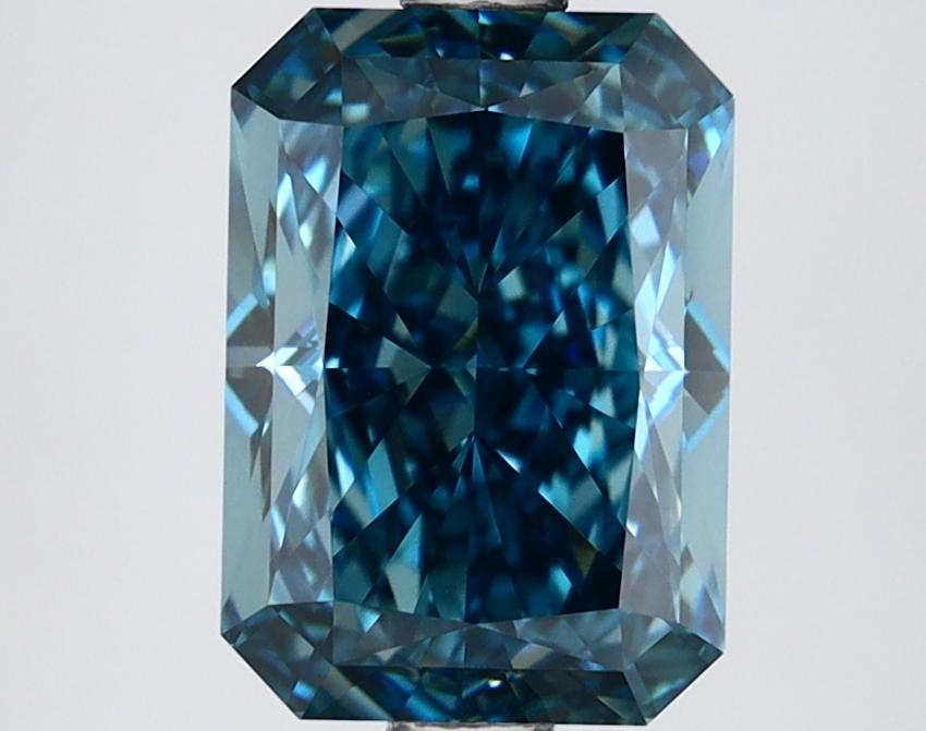 2.52 Ct. Fancy Vivid Blue Radiant Lab Grown Diamond
