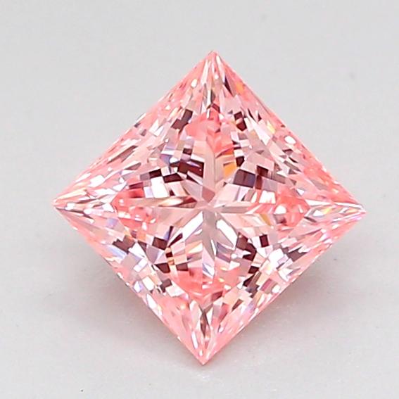 1.02 Ct. Fancy Intense Pink Princess Lab Grown Diamond