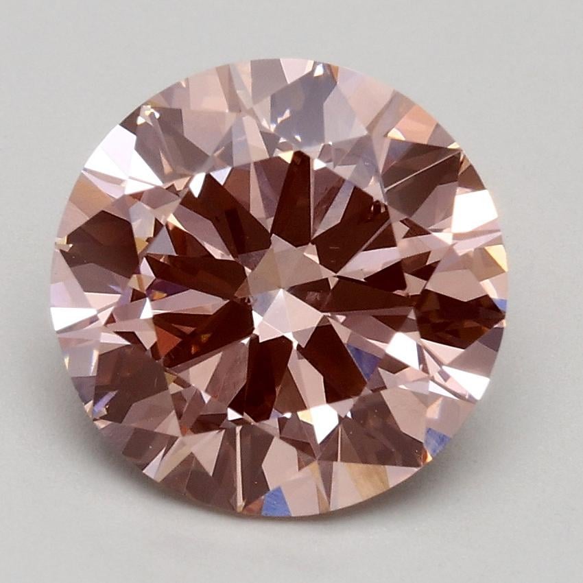2.00 Ct. Fancy Pink Round Lab Grown Diamond