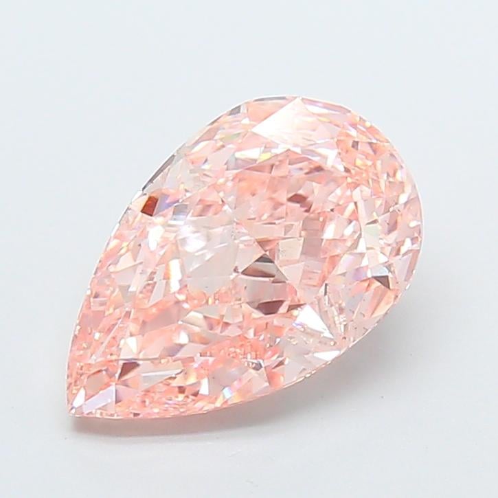 4.05 Ct. Fancy Intense Pink Pear Lab Grown Diamond
