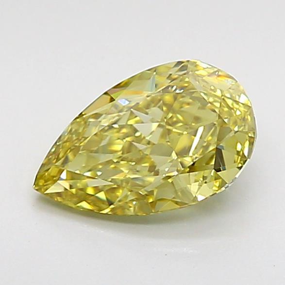 1.05 Ct. Fancy Yellow Pear Lab Grown Diamond