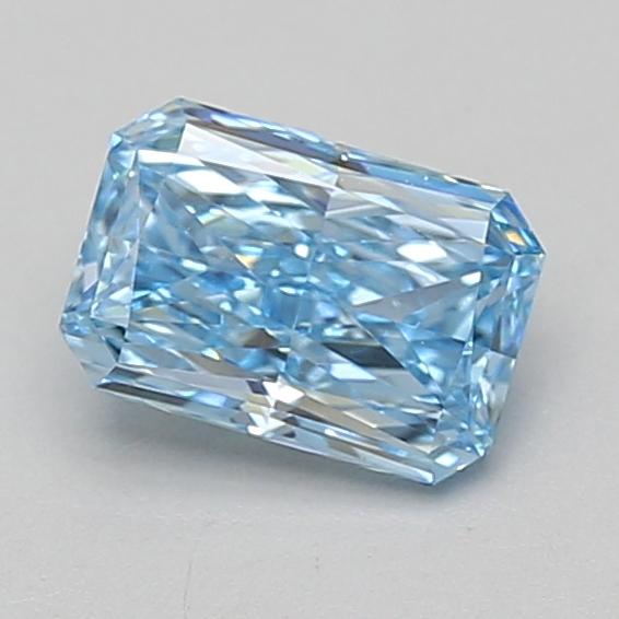 1.00 Ct. Fancy Vivid Blue Radiant Lab Grown Diamond