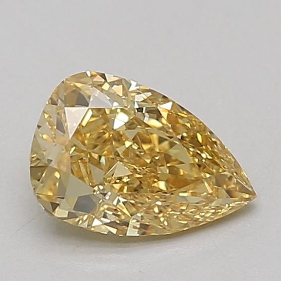 1.04 Ct. Fancy Intense Yellow Pear Lab Grown Diamond